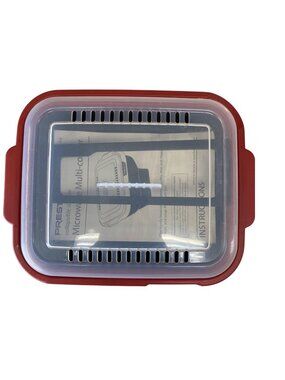 Presto Collapsible Silicone Microwave Multi-Cooker W/Lid & Insert For Noodles